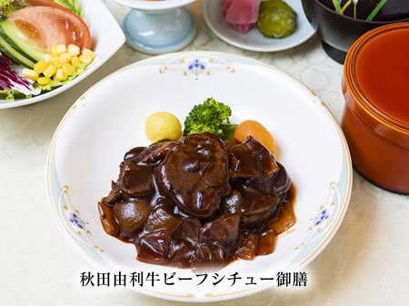 秋田由利牛ハンバーグ御膳